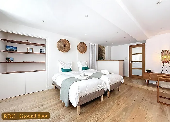 La Rose Du Roc - Maison 4 Niveaux, Terrasse Vue Holiday home Granville